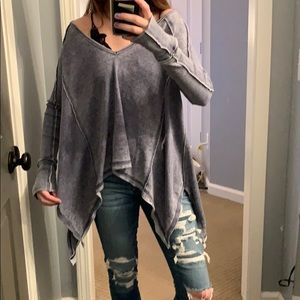 Blue long sleeve sweater from Free People